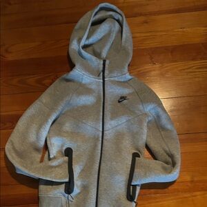 Nike Gray Zip Up Men's Sweater